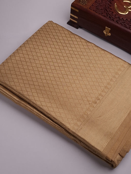 Gold Tissue Saree with Elegant Zari Weaving