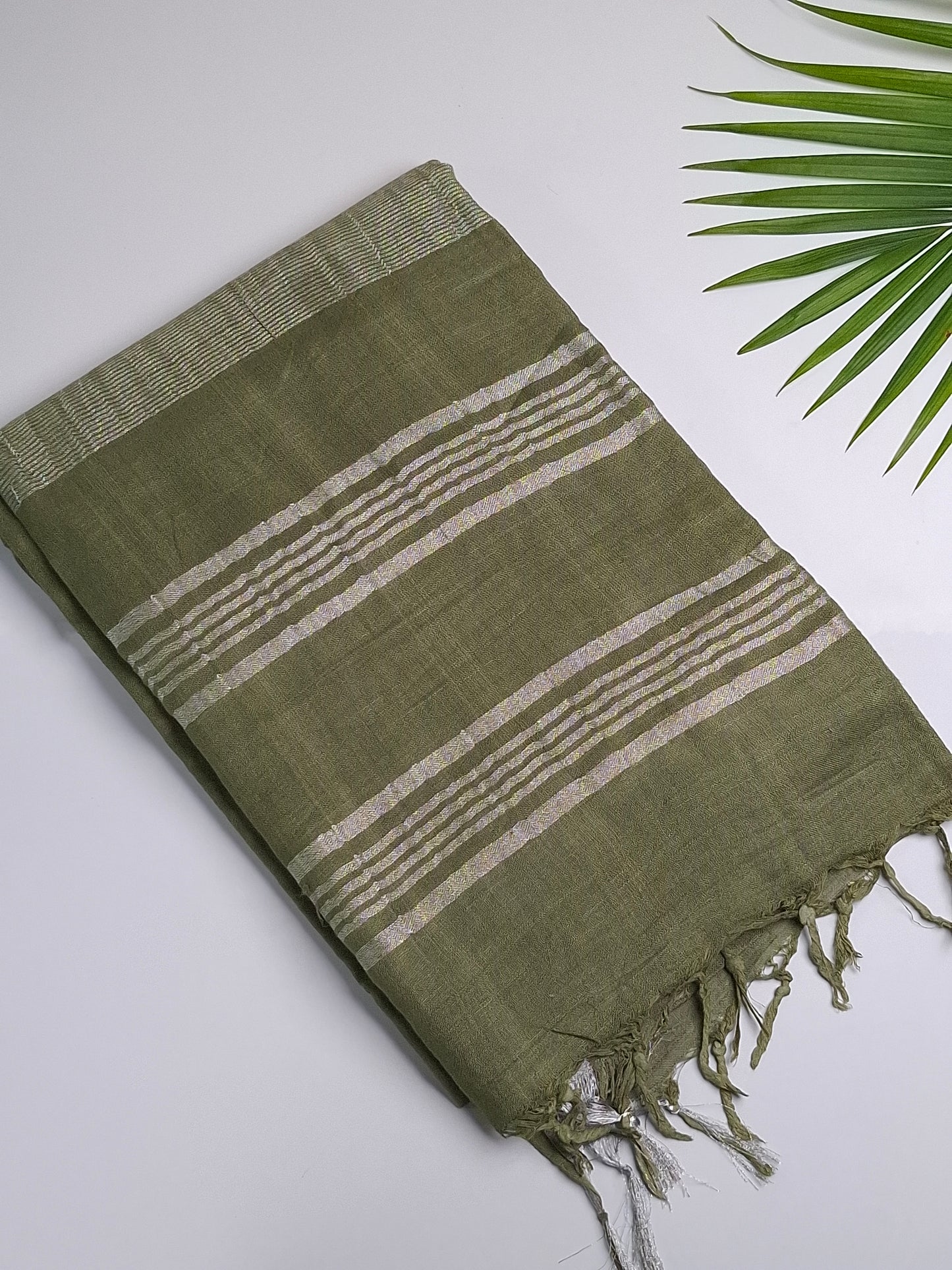 IKKAL Traditional Pure Cotton Handloom Saree