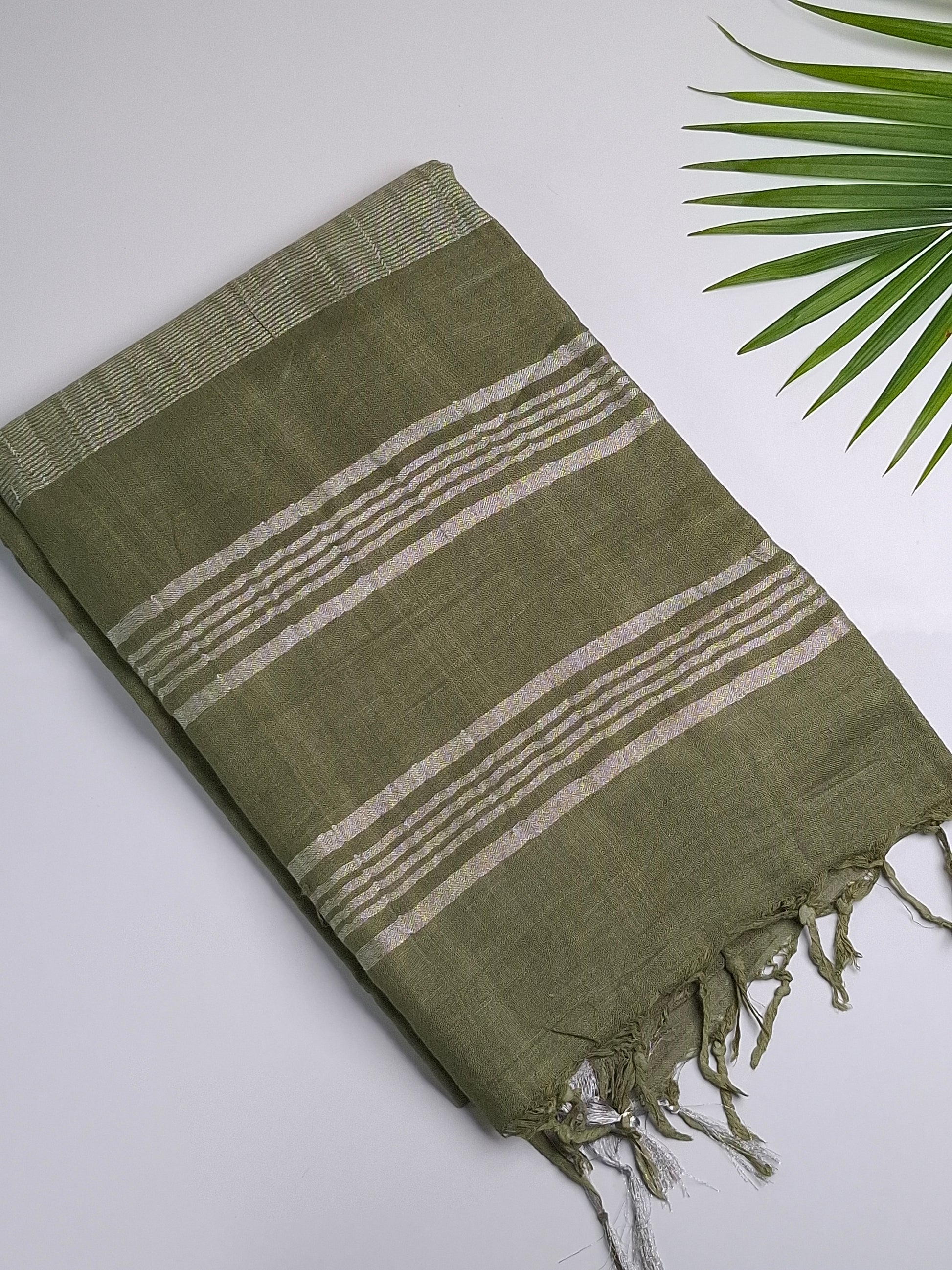 IKKAL Traditional Pure Cotton Handloom Saree